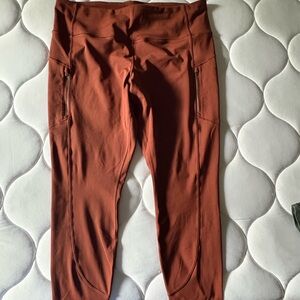 Athleta Rust Leggings